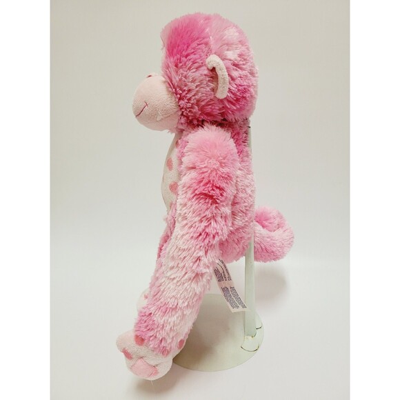 Build A Bear Monkey Plush Pink Hearts Hugs For You 18" Stuffed Animal Toy BAB - Picture 7 of 13